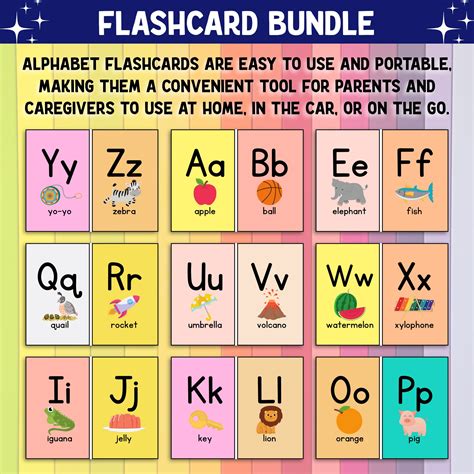 Printable Alphabet Flash Cards Abc Flash Cards A Z Cards Educational