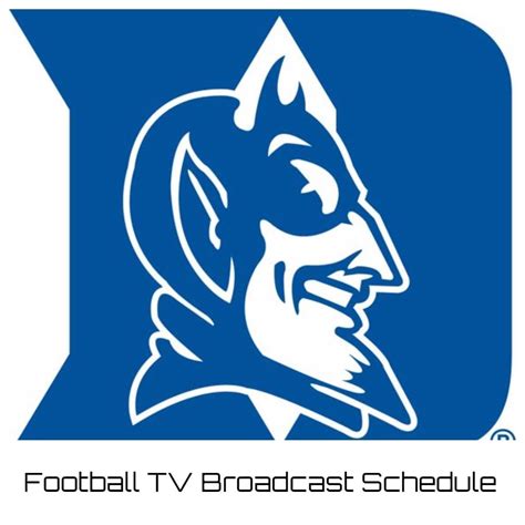 Duke Blue Devils Football TV Broadcast Schedule 2023