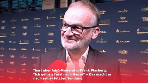 Das Macht Hart Aber Fair Moderator Frank Plasberg Nach Seiner Letzten