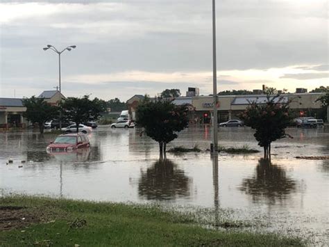 Flash Flood Hits Jackson Heavy Rain Causes Two Sink Holes