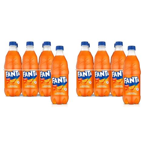 Fanta Orange Soda Fruit Flavored Soft Drink Fl Oz Pack