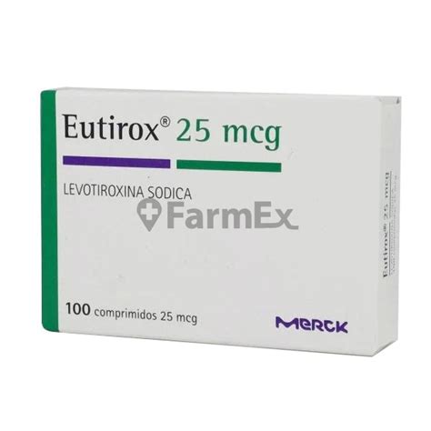 Eutirox 25 Mcg X 100 Comprimidos Ley Cenabast