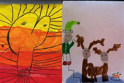7 of the most wildly inappropriate kid drawings banned from the fridge.