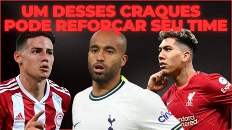 26 JOGADORES LIVRES NO MERCADO PRA JANELA DE TRANSFERÊNCIAS YouTube