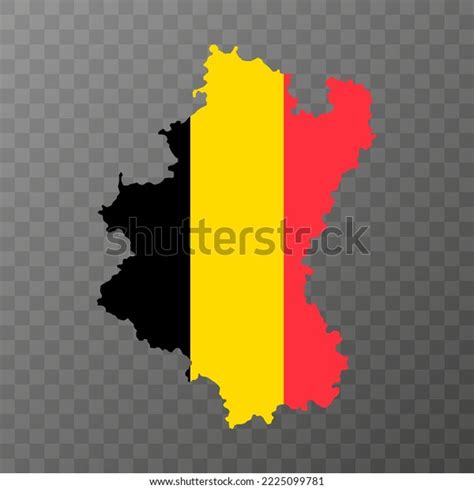 Luxembourg Province Map Belgium Provinces Vector Stock Vector Royalty