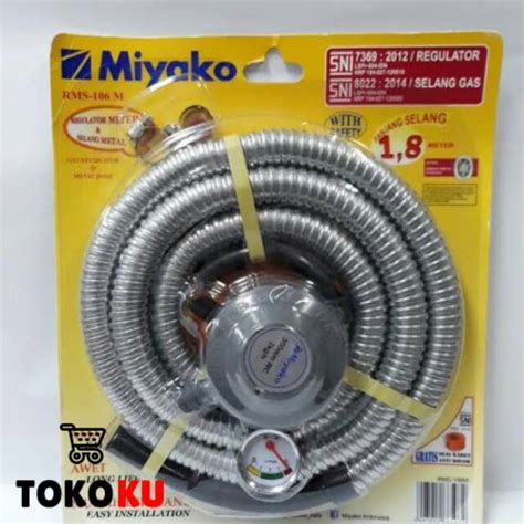 Jual SELANG REGULATOR MIYAKO RMS 106M Shopee Indonesia