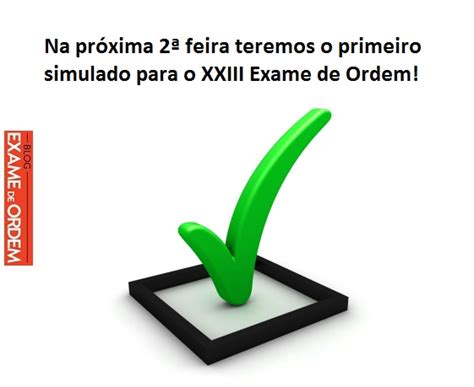 Simulado OAB Exame de Ordem o início da avaliação dos estudos Blog