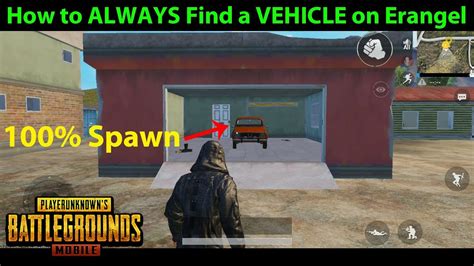 How To Always Find A Vehicle On Erangel Early Game Pro Vehicle