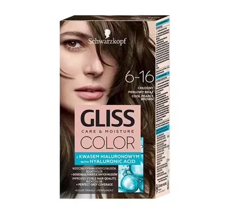 gliss care moisture color farba do włosów z kwasem hialuronowym 6 16