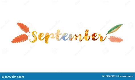 September Word Art