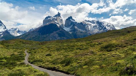 cordillera paine chile torres del paine national park tourist
