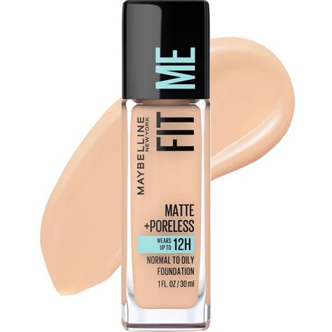 Maybelline New York Fit Me Matte Poreless Foundation Nude Beige Fl Oz Walmart