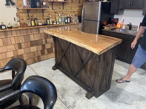 Wood Slab Bar Ana White