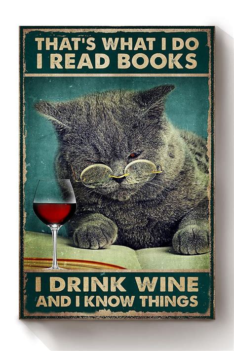 A Cat With Glasses Reading A Book And Drinking Wine