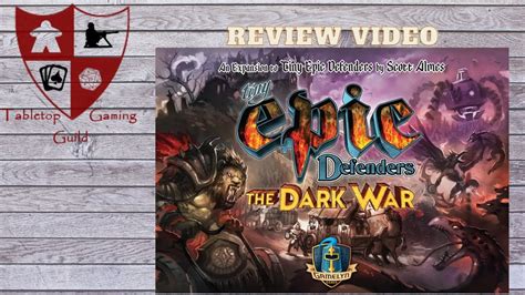 Tiny Epic Defenders The Dark War Board Game Review YouTube