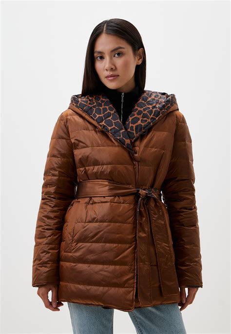 Пуховик Orsa Couture, цвет: коричневый, MP002XW18FCT — купить в ...