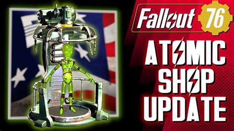 Fallout 76 ENCLAVE OUTPOST BUNDLE MORE Atomic Shop Update APR