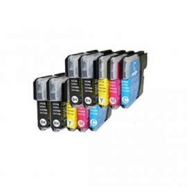 Brother Lc980 Lc1100 10 Cartuchos Compatibles Tinta