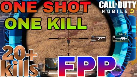 One Shot One Kill Fpp Solo Vs Squad Call Of Duty Mobile Battle