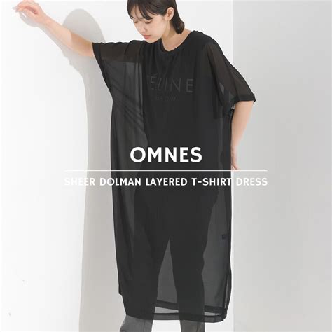 日本 Omnes 圓領透膚清爽落肩短袖洋裝 冰河灰｜媽咪愛