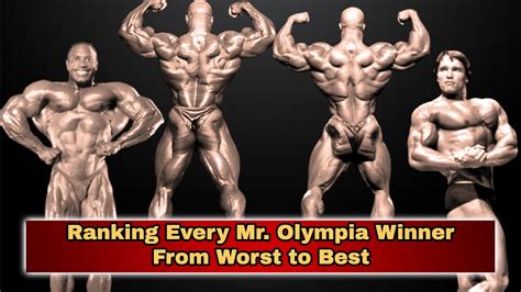 Ranking Every Mr Olympia Winner From Worst To Best Youtube