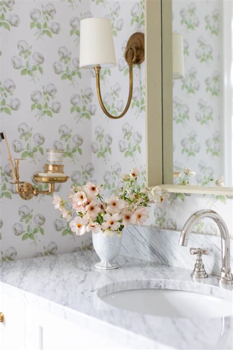 My Mom's Floral Bathroom - Monika Hibbs