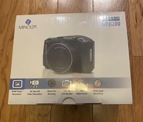 Minolta MND50 48 MP 4K Ultra HD Digital Camera EBay