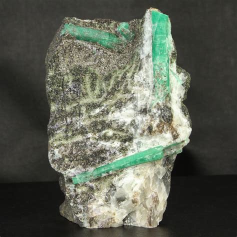 Chinese Emerald Crystals On Matrix Mineral Mike