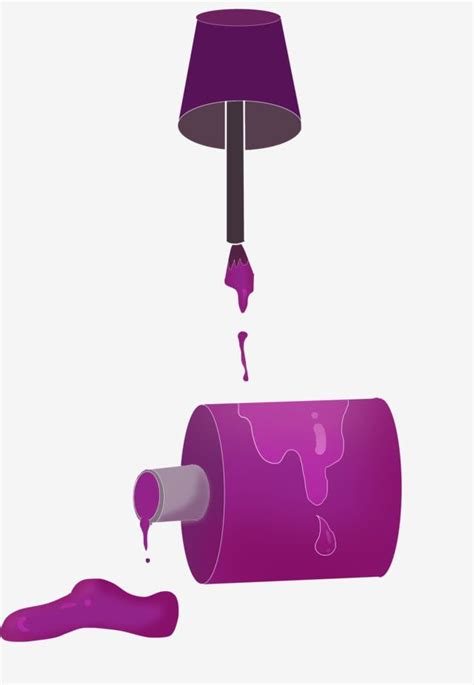 Ilustra O De Esmalte Roxo Png Clipart De Esmaltes Esmalte Roxo