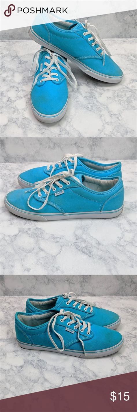 Van Lo Pro Light Blue Sneakers Size 75 Blue Sneakers Womens Shoes