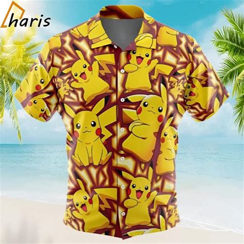 Pikachu Pokemon Hawaiian Shirt Hot Sale