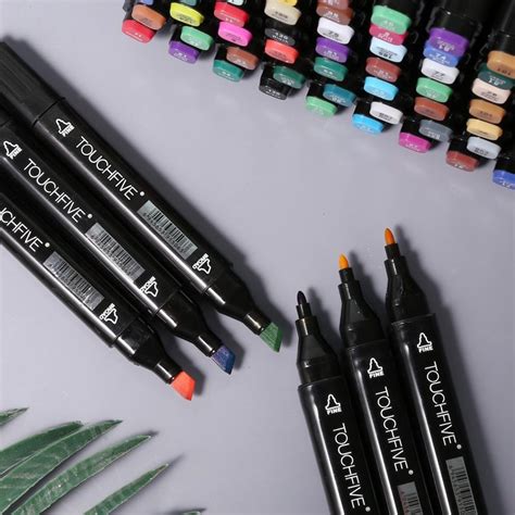 TouchFIVE 30 40 60 80 168 Color Art Markers Set Dual Headed Artist