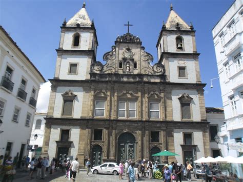 Igreja de São Francisco Salvador Brasil Notre Dame Colonial Scenery