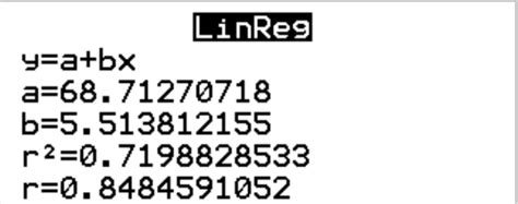 How To Perform Linear Regression On A Ti 84 Calculator