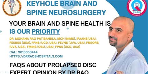 Dr Raos Hospital A Pinnacle Of Excellence In Neurosurgery And Spine