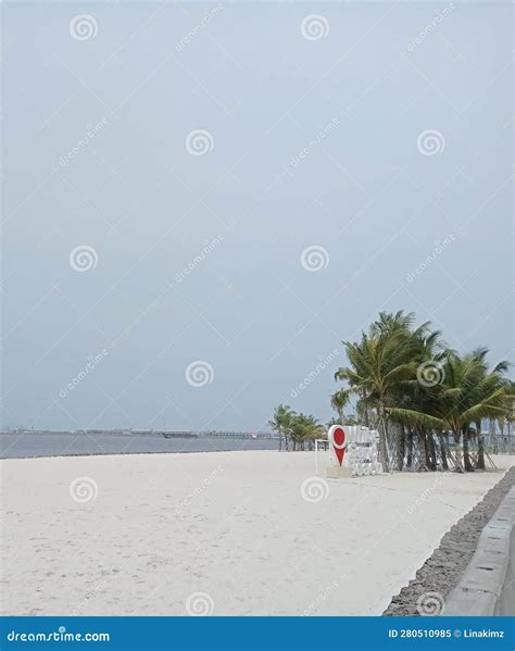 Pantai Pasir Putih Lokasi Jakarta Stock Image - Image of loks, lokasi: 280510985