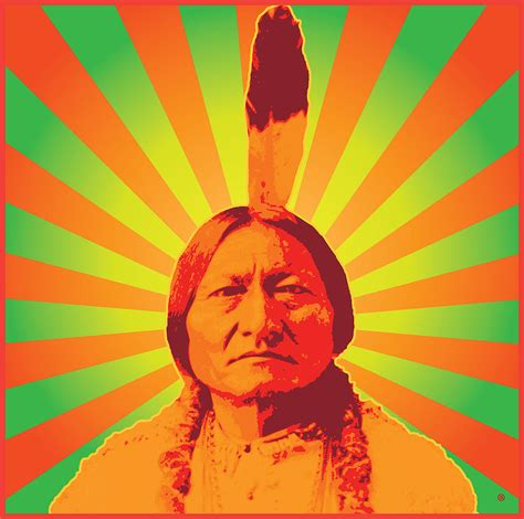 Sitting Bull Digital Art By Gary Grayson Fine Art America