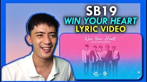 Reaction To Sb Win Your Heart Lyric Video Binibining