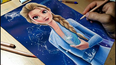 How To Draw Elsa From Frozen Princess Drawings How To Draw Elsa | The ...