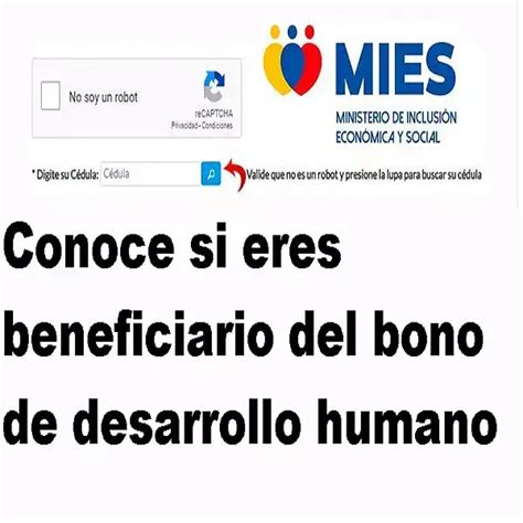 Bono De Desarrollo Humano Conoce Si Eres Beneficiario