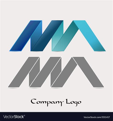 Zig Zag Company Logo Royalty Free Vector Image