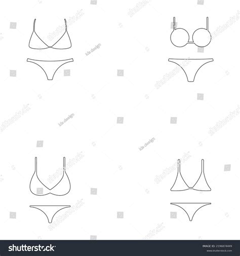 Swimsuits Bikini Icon Isolated On White Stock Vector Royalty Free 2196874449 Shutterstock