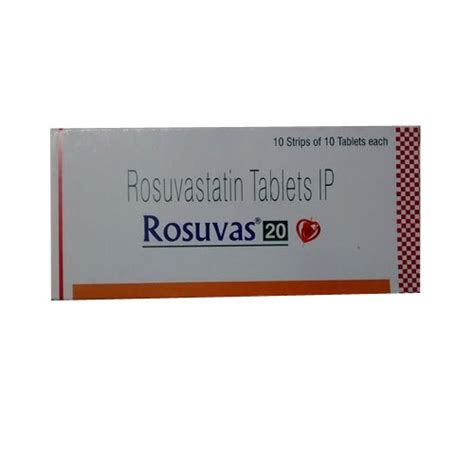 Rosuvas Mg Tablet Packaging Type Box Mg At Best Price In