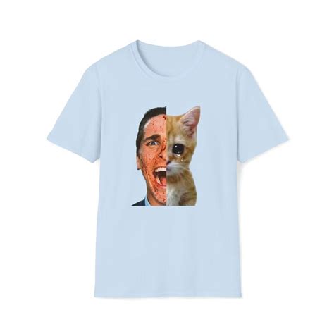 Patrick Bateman Sad Crying Cat I Only Have Two Sides Meme - Etsy