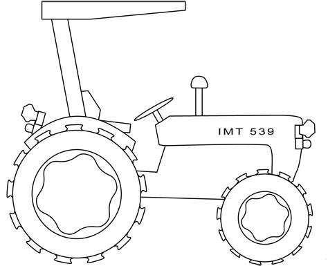 Disegni Di Trattori Da Colorare Per Bambini