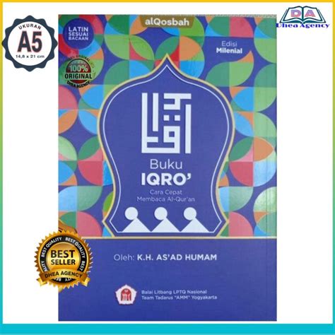 Jual Buku Iqro Cara Cepat Membaca Al Qur An Edisi Milenial Shopee