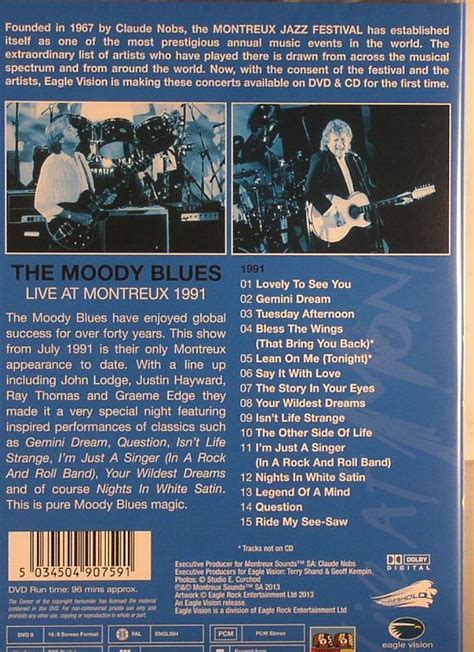 The MOODY BLUES Live At Montreux 1991 vinyl at Juno Records.