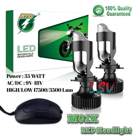 Jual LAMPU DEPAN LAMPU UTAMA LED RTD M01X LAMPU PROJIE AC DC 35 WATT