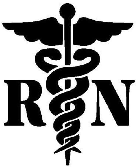 Registered Nurse Decal Sticker Comes In Multiple Colors Sizes See