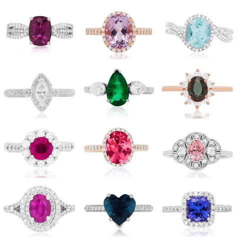 Birthstone Engagement Rings Engagement 101